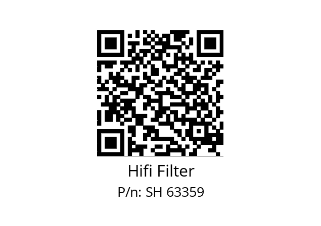   Hifi Filter SH 63359