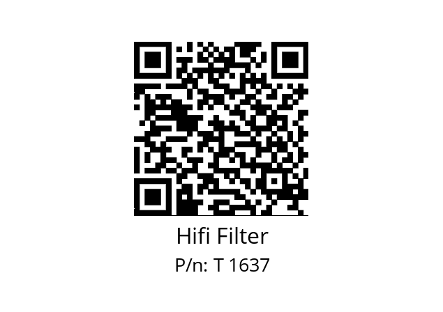   Hifi Filter T 1637