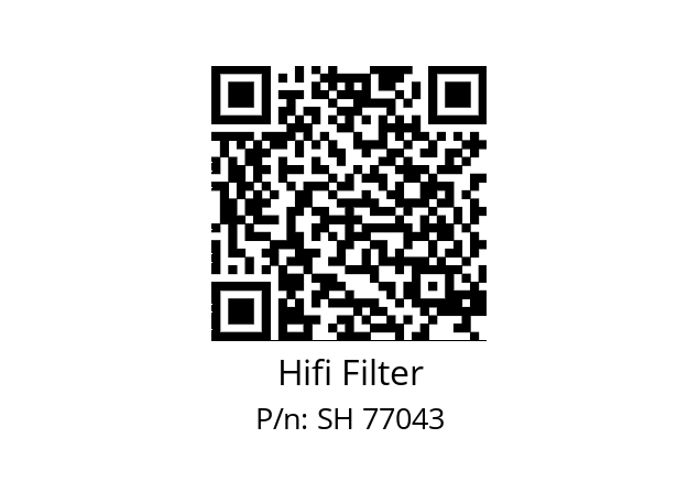   Hifi Filter SH 77043