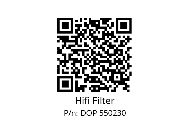   Hifi Filter DOP 550230