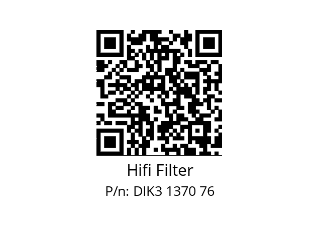   Hifi Filter DIK3 1370 76