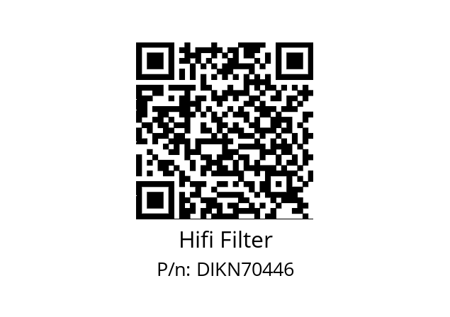   Hifi Filter DIKN70446