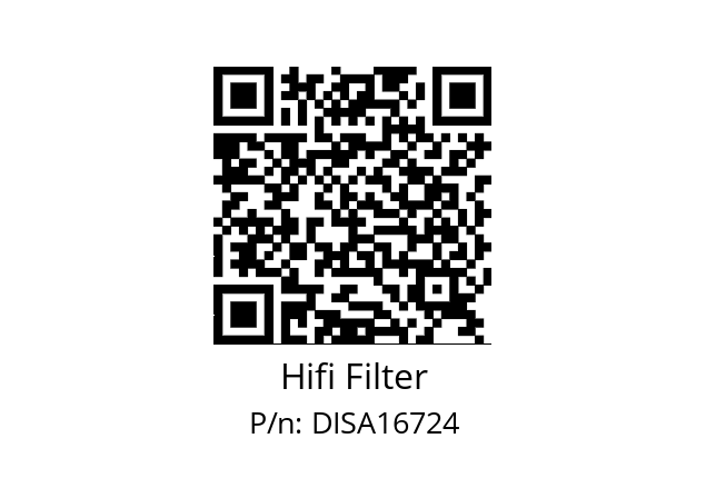   Hifi Filter DISA16724