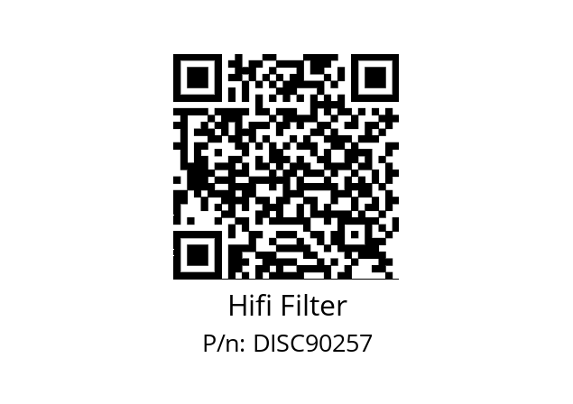   Hifi Filter DISC90257