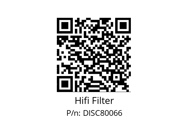   Hifi Filter DISC80066