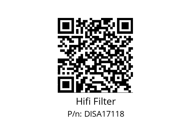   Hifi Filter DISA17118