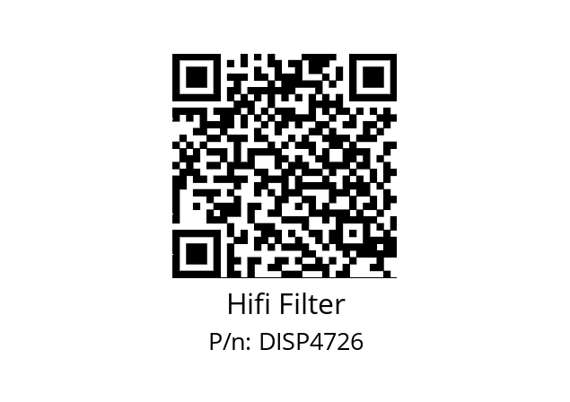   Hifi Filter DISP4726