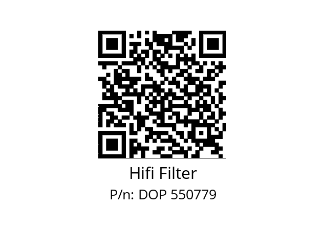   Hifi Filter DOP 550779