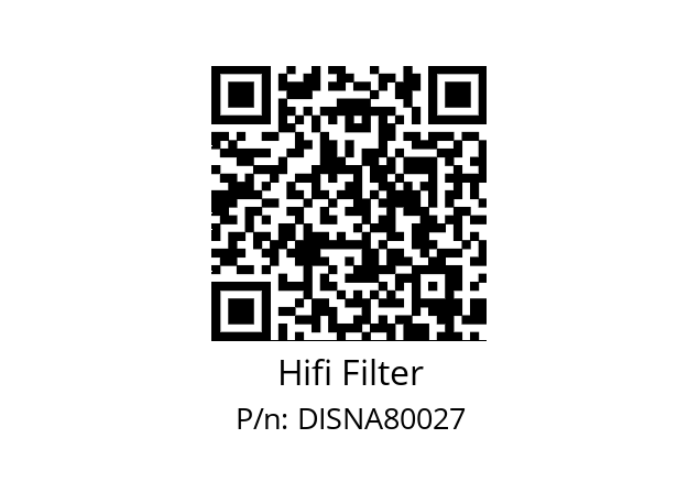   Hifi Filter DISNA80027