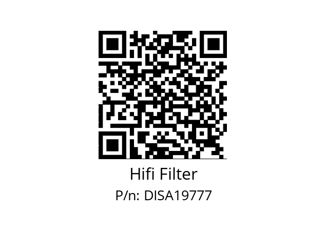   Hifi Filter DISA19777