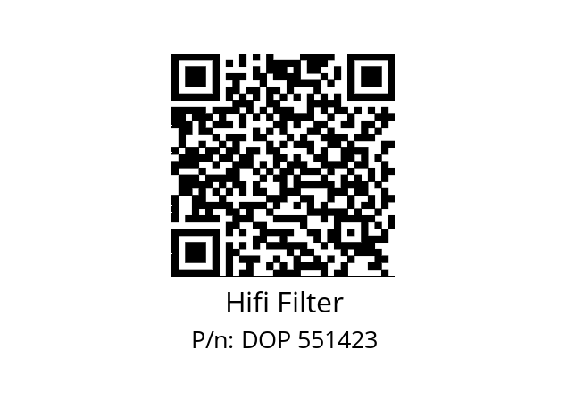   Hifi Filter DOP 551423