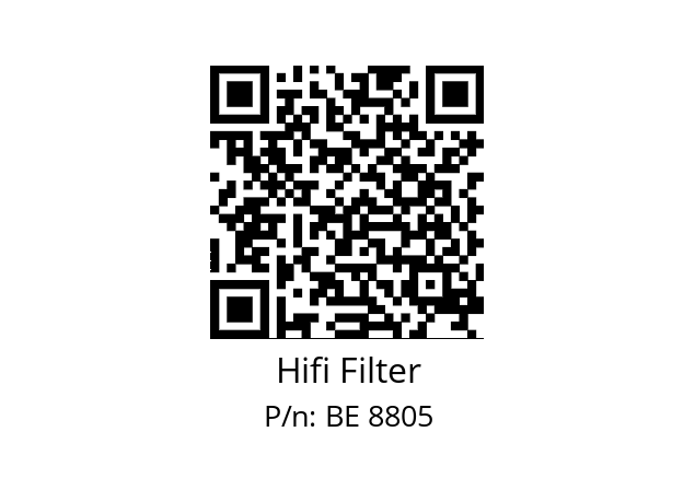   Hifi Filter BE 8805