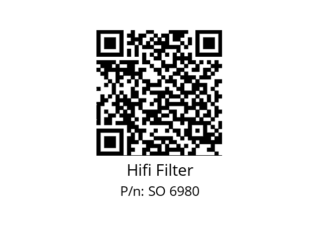   Hifi Filter SO 6980