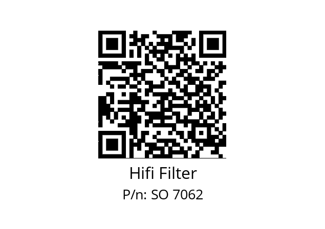   Hifi Filter SO 7062