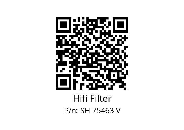   Hifi Filter SH 75463 V