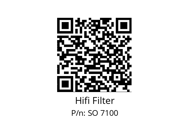   Hifi Filter SO 7100