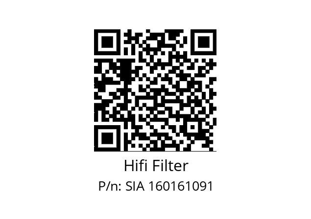   Hifi Filter SIA 160161091