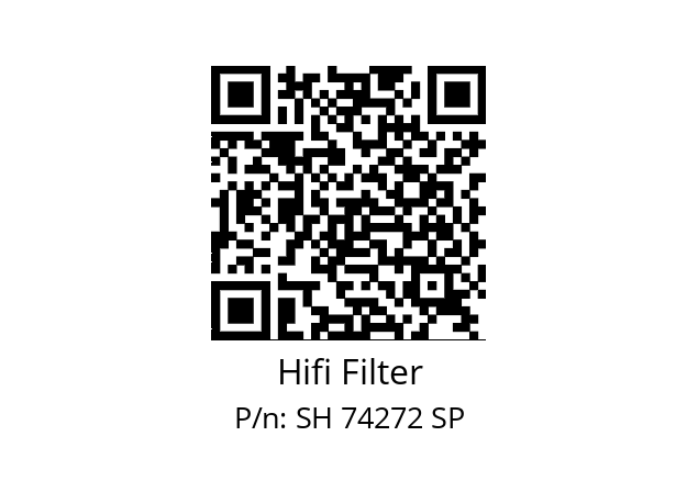   Hifi Filter SH 74272 SP