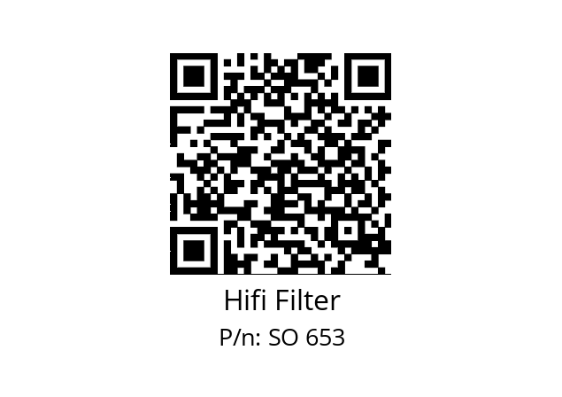   Hifi Filter SO 653