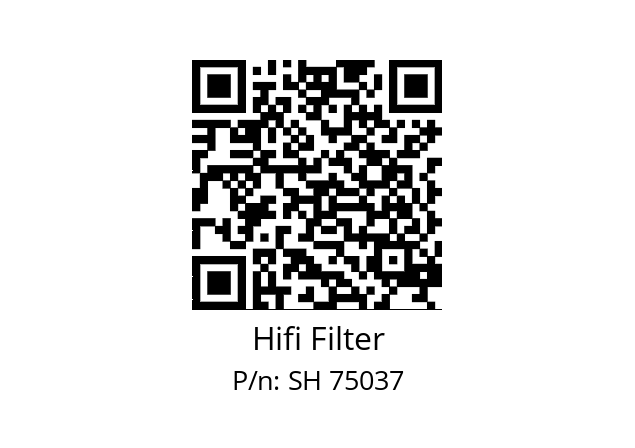   Hifi Filter SH 75037