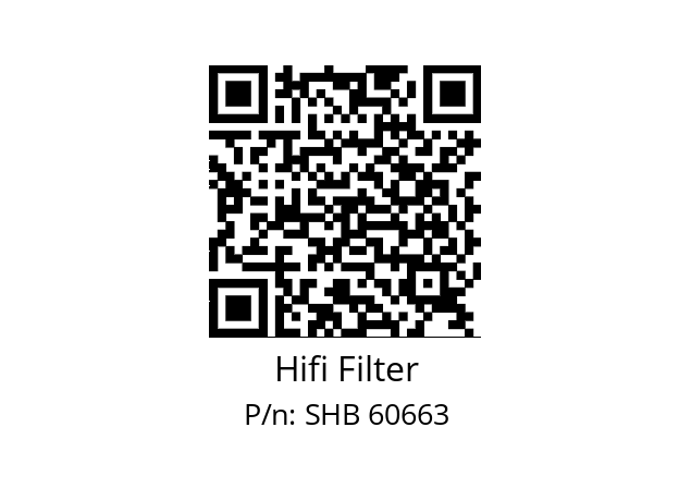   Hifi Filter SHB 60663