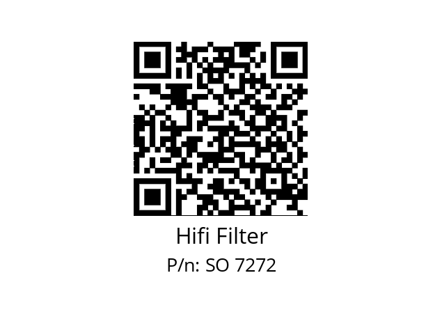   Hifi Filter SO 7272