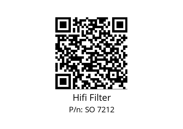   Hifi Filter SO 7212