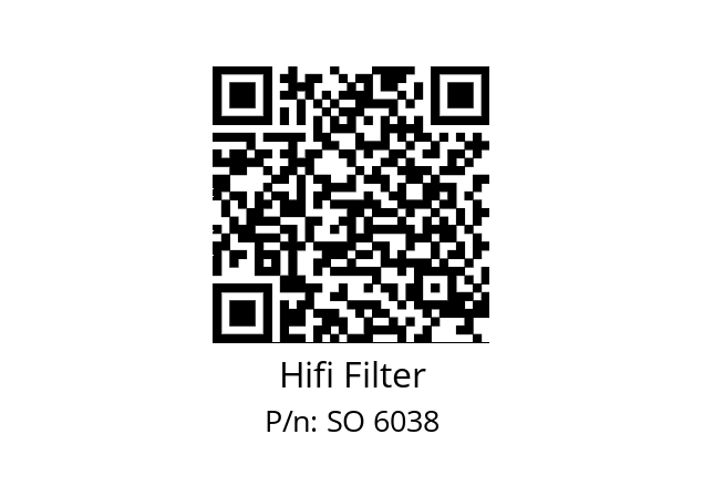   Hifi Filter SO 6038