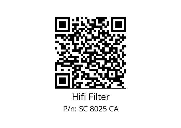   Hifi Filter SC 8025 CA