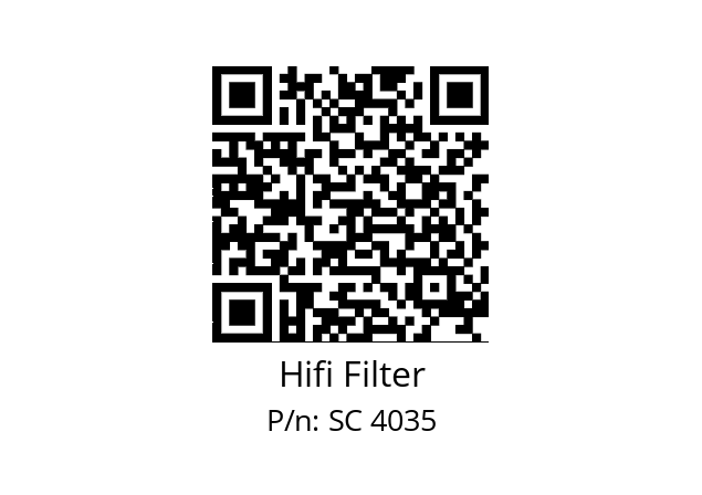   Hifi Filter SC 4035