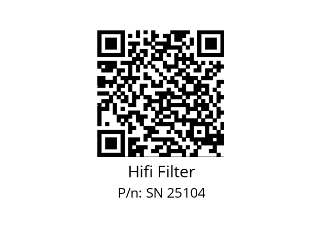   Hifi Filter SN 25104