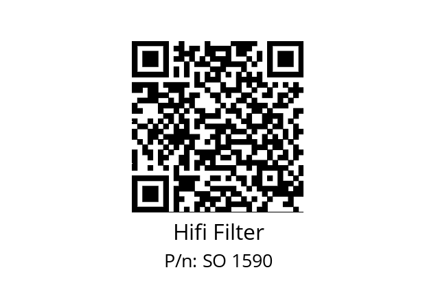   Hifi Filter SO 1590