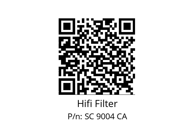   Hifi Filter SC 9004 CA