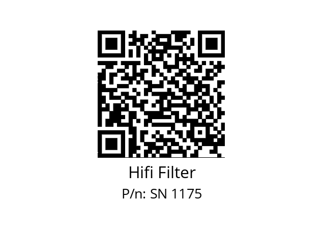   Hifi Filter SN 1175