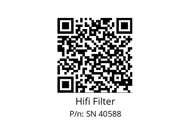   Hifi Filter SN 40588