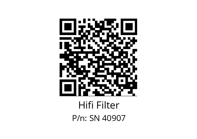   Hifi Filter SN 40907