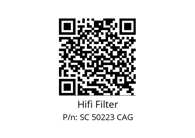   Hifi Filter SC 50223 CAG