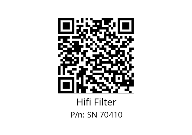   Hifi Filter SN 70410