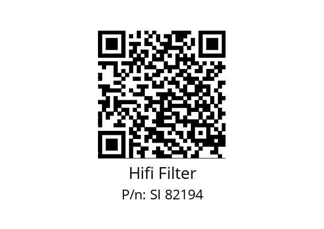   Hifi Filter SI 82194