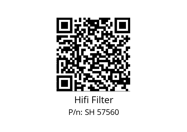   Hifi Filter SH 57560