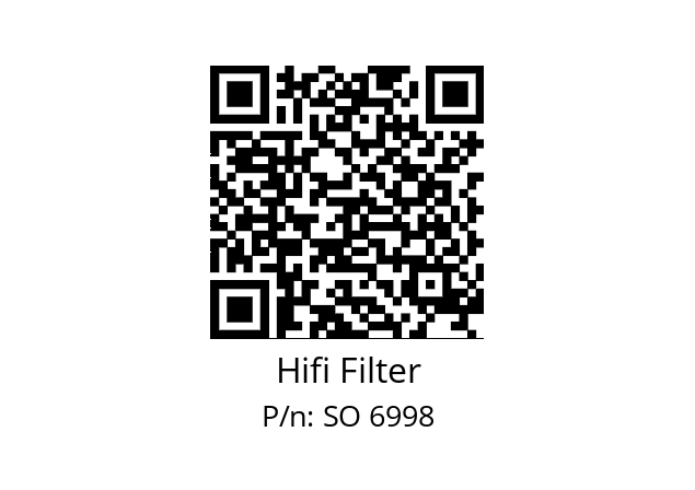   Hifi Filter SO 6998