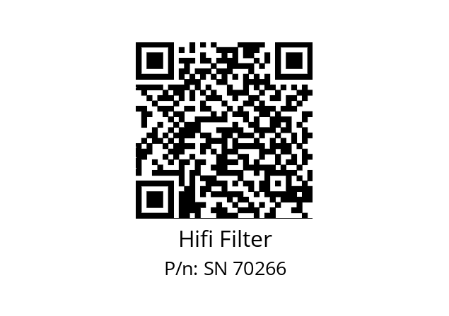   Hifi Filter SN 70266