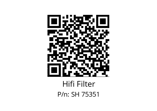   Hifi Filter SH 75351