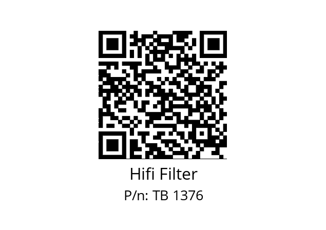   Hifi Filter TB 1376