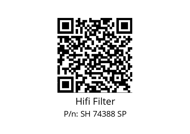   Hifi Filter SH 74388 SP