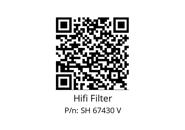   Hifi Filter SH 67430 V