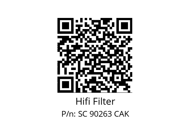   Hifi Filter SC 90263 CAK