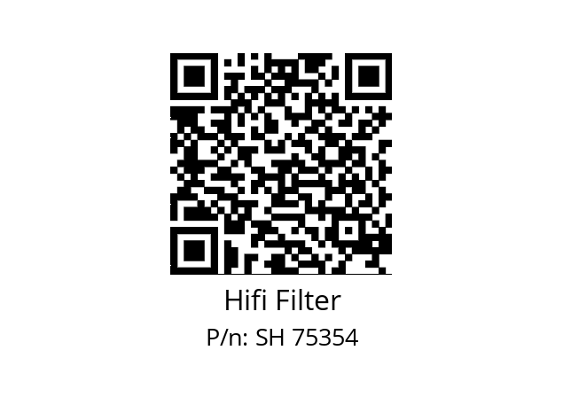   Hifi Filter SH 75354