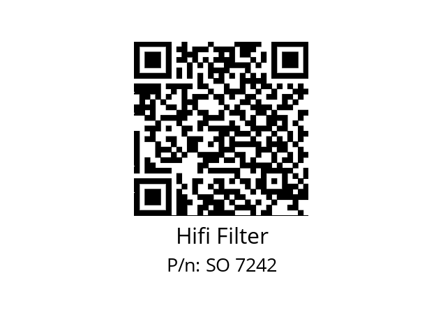   Hifi Filter SO 7242