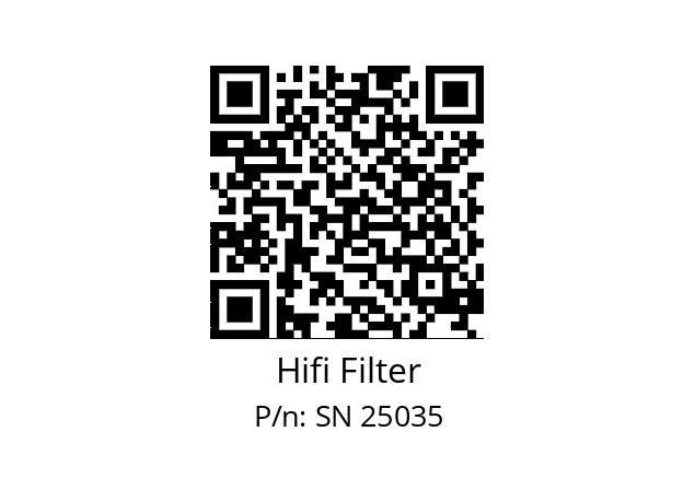   Hifi Filter SN 25035